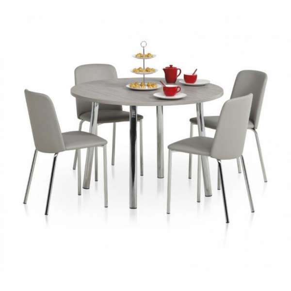 table ronde de cuisine table de cuisine ronde en stratifi 233 elli 4 pieds table ronde de cuisine table de cuisine ronde en stratifi 233 elli 4 pieds