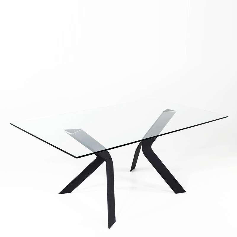 table verre 100 cm