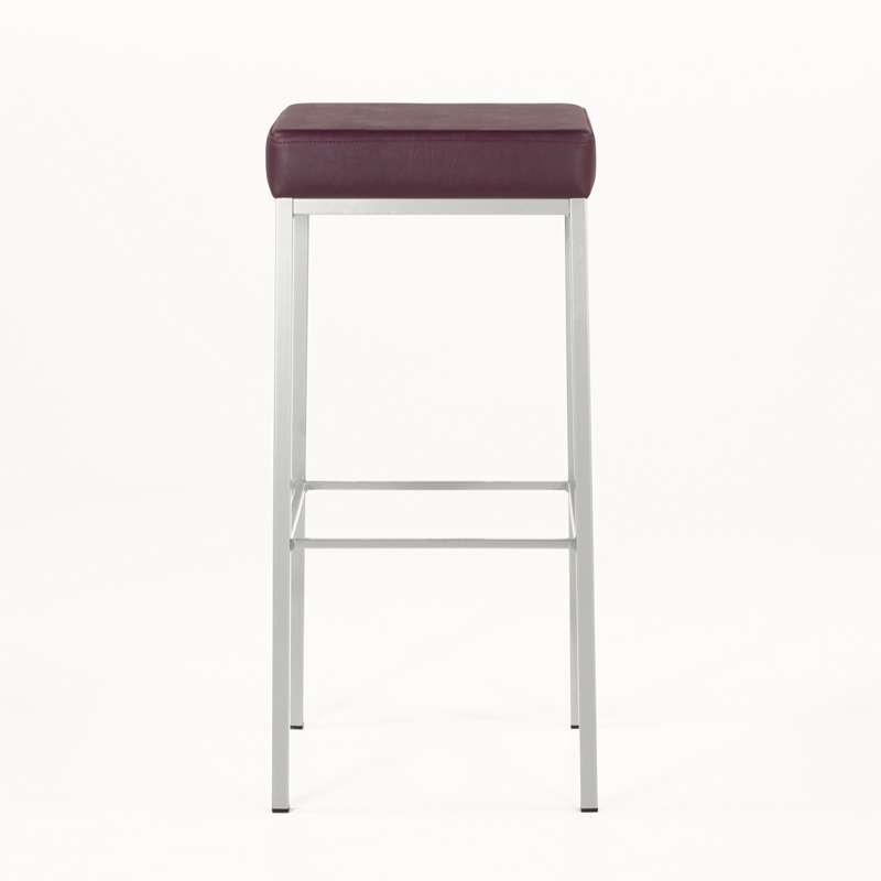 Tabouret de bar sans dossier en métal Quadra 4 Pieds