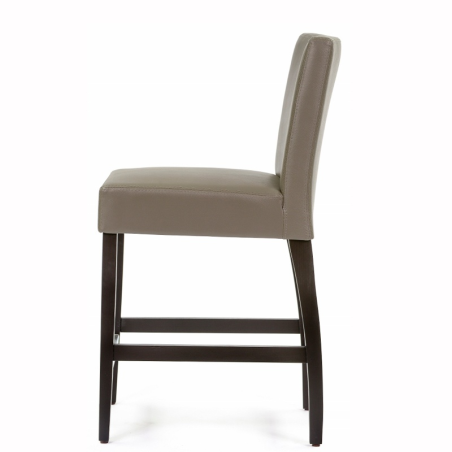 Tabouret snack en synthétique et bois – Matias