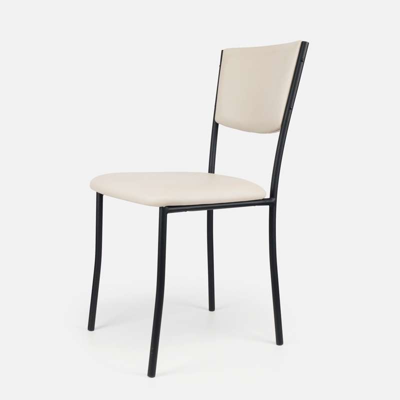 Cuisine Design Ouverte Sur Salon : Chaise de cuisine en métal et vinyl Ruby 4 Pieds tables Cuisine Design Ouverte Sur Salon : Chaise de cuisine en métal et vinyl Ruby 4 Pieds tables