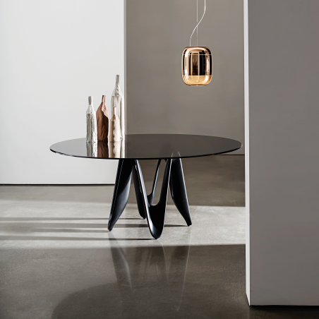 Table ronde design en verre - Lambda Sovet® 2