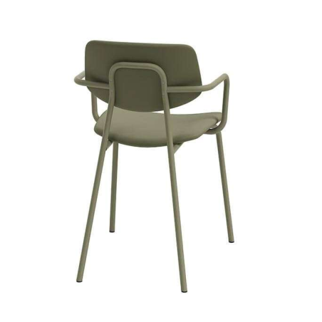 Chaise avec accoudoirs vintage rembourrée - Lago