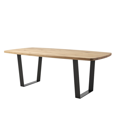 Table de salle à manger bois métal -  Carte