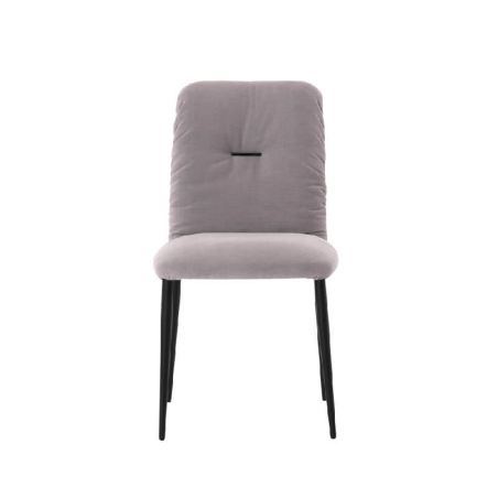 Chaise tendance en tissu et pieds métal - Aura Mobitec®