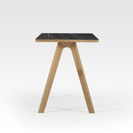 Bureau en céramique avec pieds bois made in France