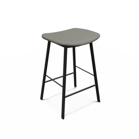 Tabouret snack sans dossier moderne gris - BarAmi