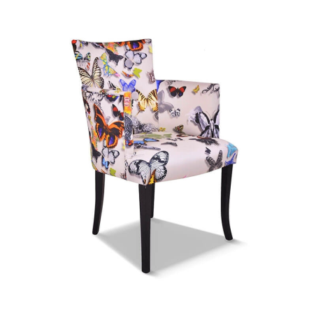 Fauteuil Art déco en tissu fabriqué en France - Armand