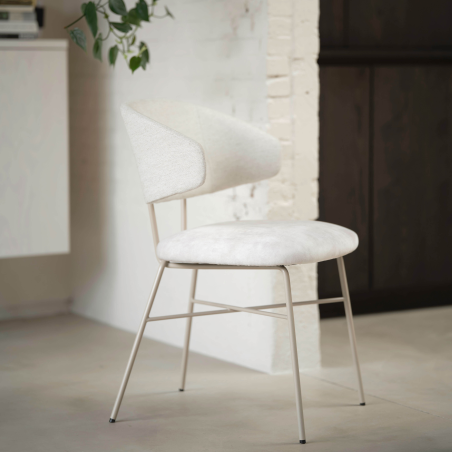 Fauteuil tendance en tissu avec pieds en métal - Toro Mobitec ®