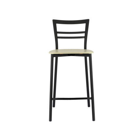 Tabouret snack contemporain en métal et multiplis bois - Go Clip Connubia®