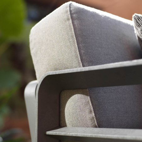 Fauteuil de jardin équipé d'un accoudoir configurable - Maximo elemento