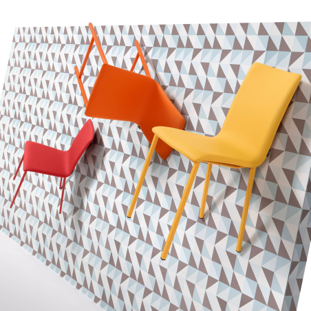 Chaise moderne rembourrée colorée - Koko Moblibérica®