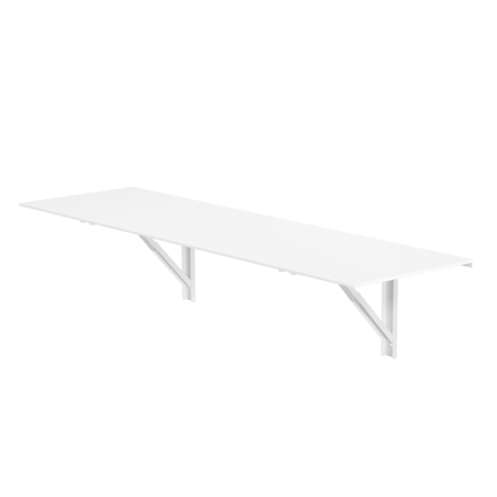 Table murale rabattable d'appoint en verre - Vulcano