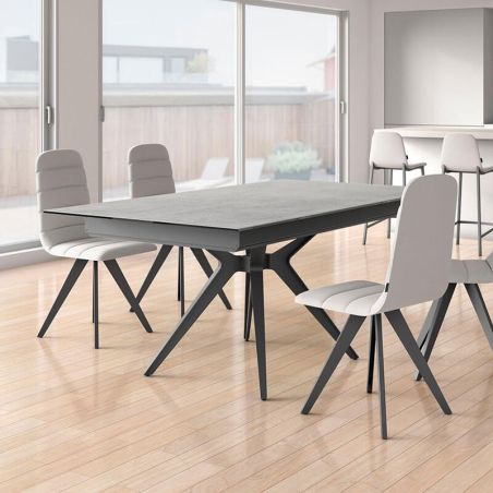 Table à manger moderne en céramique - Eiffel centrale