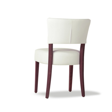 Chaise moderne en vinyl et bois - Steffi 5