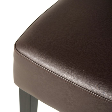 Chaise contemporaine marron - Steffi