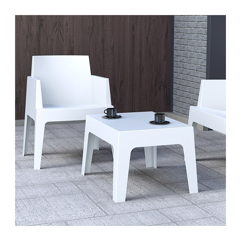 Table basse de jardin en polypropylène - Box
