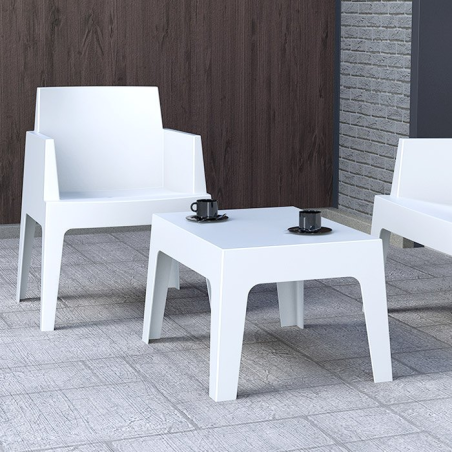 Table basse de jardin en polypropylène - Box