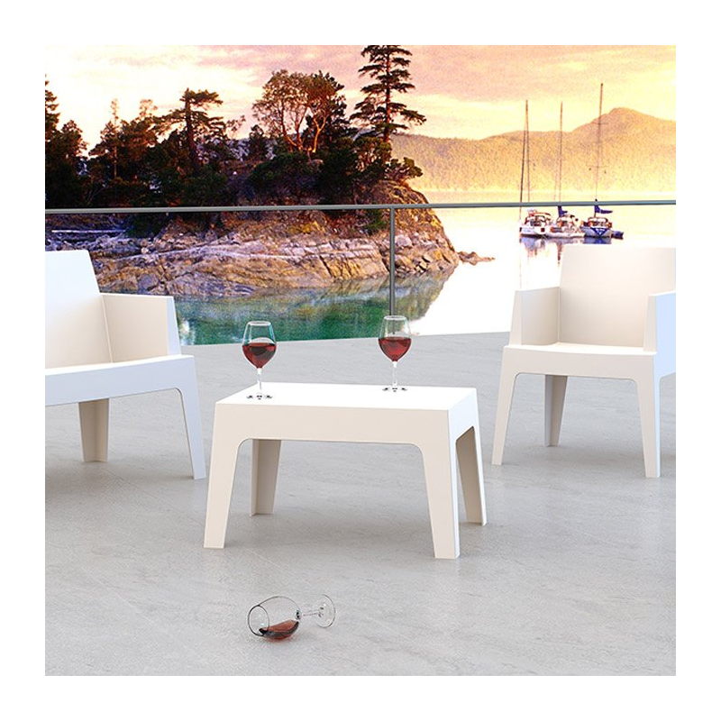 Table basse d'extérieur en polypropylène - Box