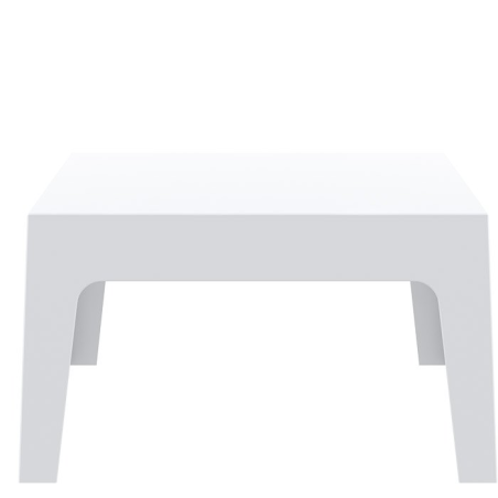 Table basse de jardin en polypropylène blanc - Box