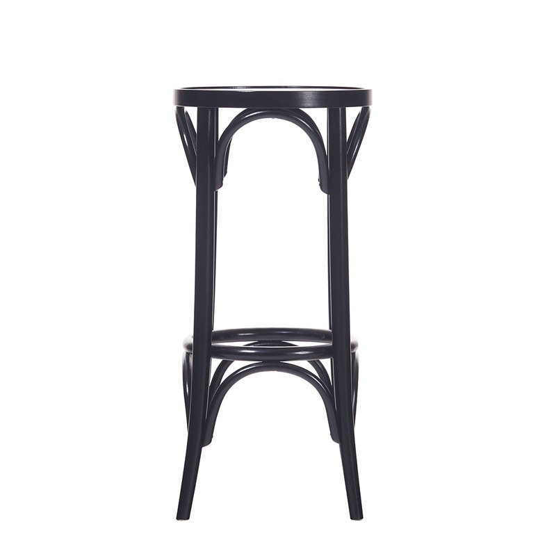 Tabouret haut en bois style bistrot sans dossier - 73 TON®