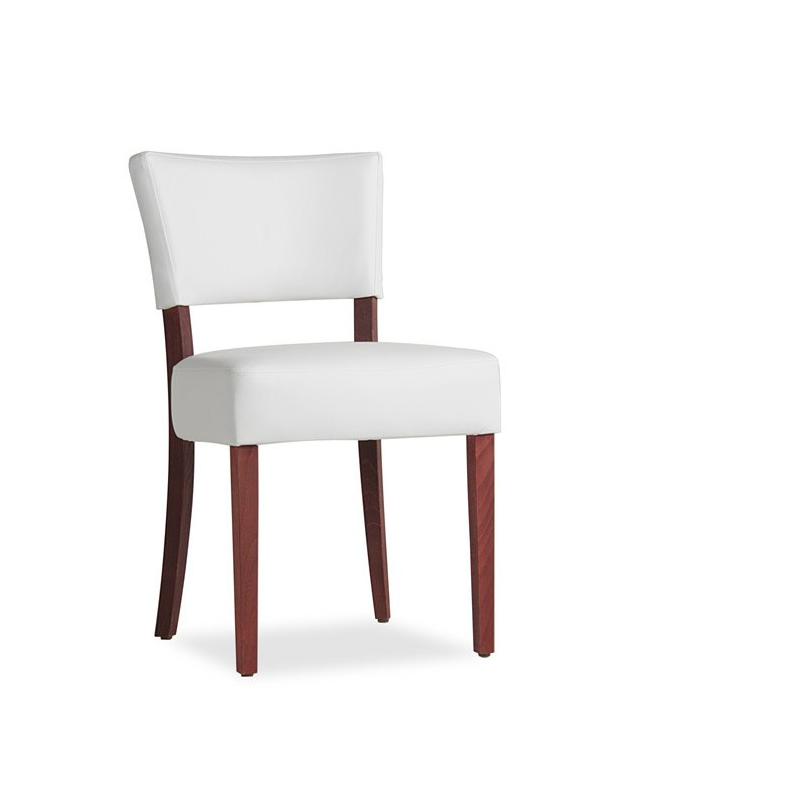 Chaise en vinyl et bois - Steffi