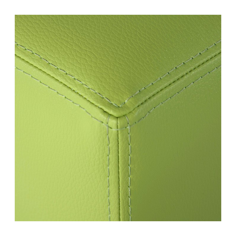 Pouf carré en vinyle – Quadra