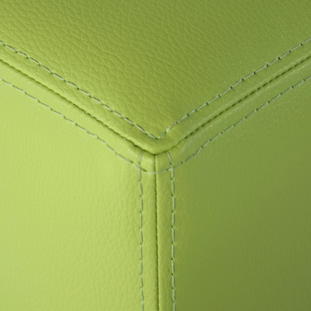 Pouf carré en vinyle – Quadra