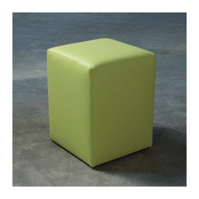 Pouf carré vert – Quadra