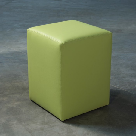 Pouf carré vert – Quadra