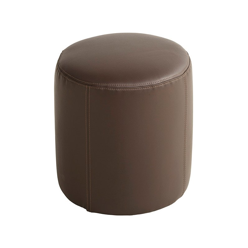 Pouf rond marron – Rondo