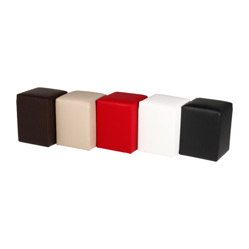 Pouf carré en synthétique – Quadra