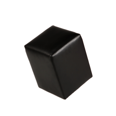 Pouf carré noir – Quadra