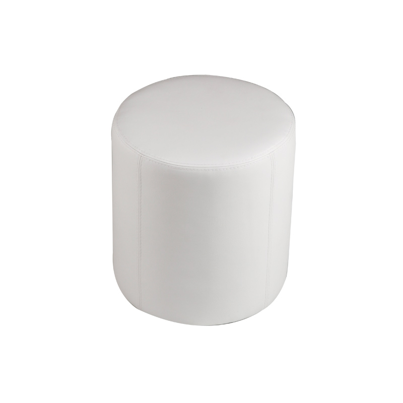 Pouf rond blanc – Rondo