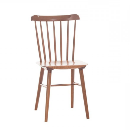 Chaise moderne de brasserie en bois - Ironica TON®