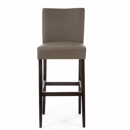 Tabouret de bar en synthétique et bois - Matias