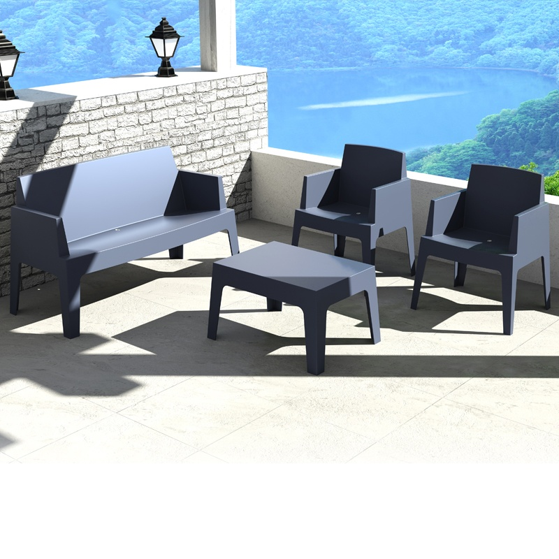 Ensemble de jardin BOX en polypropylène