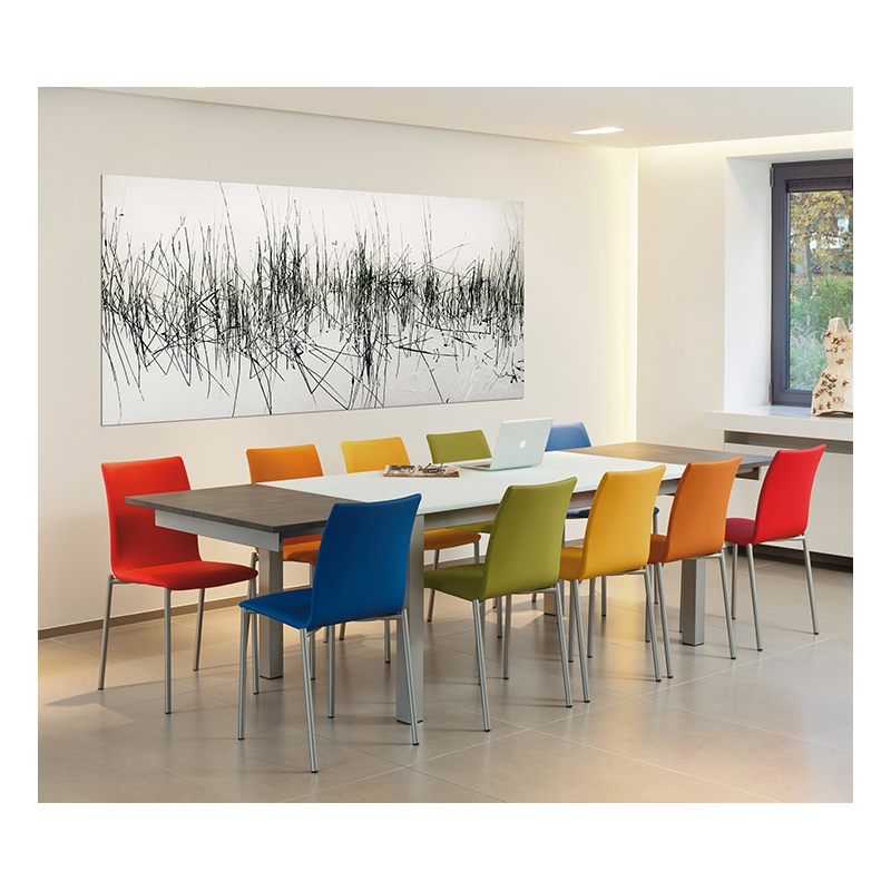 Chaise moderne en métal et tissu - Pro'G 10