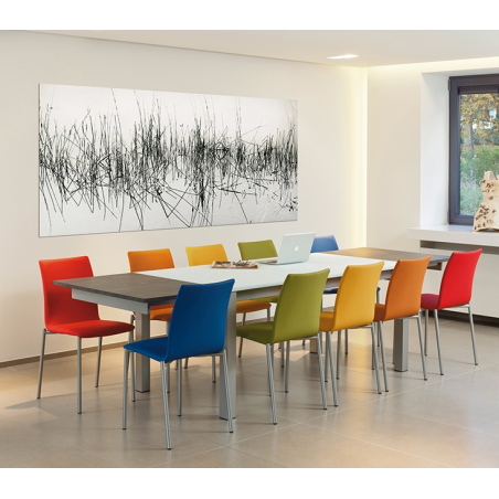 Chaise moderne en métal et tissu - Pro'G 10