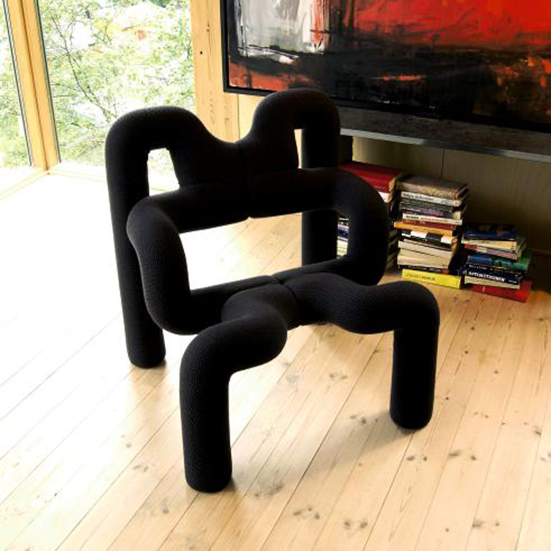 Fauteuil de relaxation design ergonomique noir - Ekstrem Varier® 