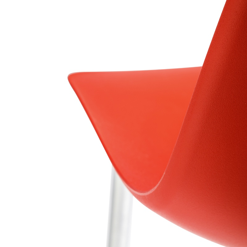 Tabouret snack moderne en polypropylène et métal - Cloe 6