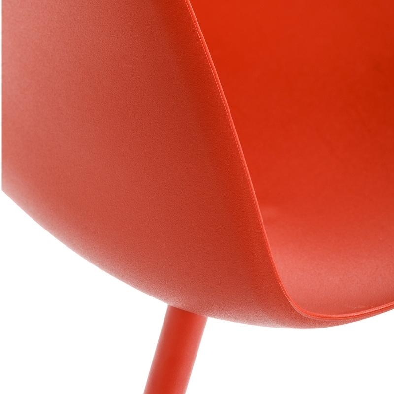 Chaise moderne en polypropylène et métal - Cloe