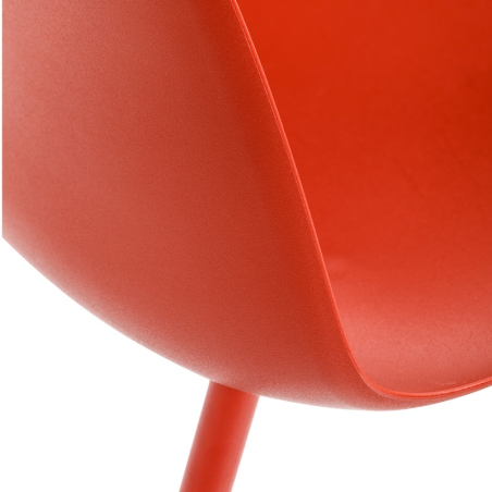 Chaise moderne en polypropylène et métal - Cloe