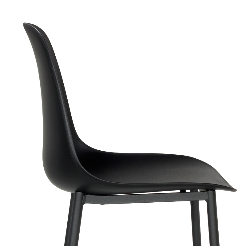 Tabouret snack moderne en polypropylène et métal - Cloe 8