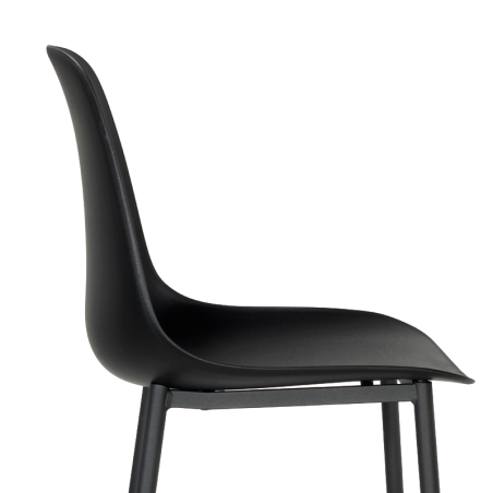 Tabouret snack moderne en polypropylène et métal - Cloe 8