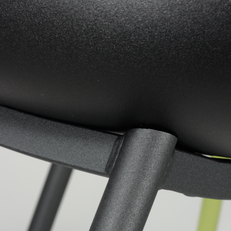 Tabouret snack moderne en polypropylène et métal - Cloe 9