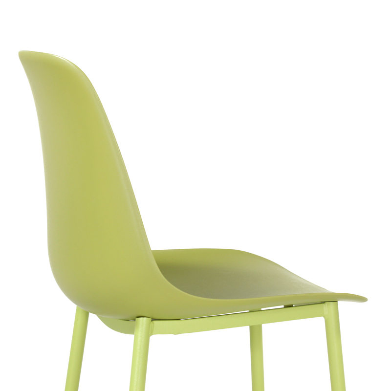 Tabouret snack moderne en polypropylène et métal - Cloe 12