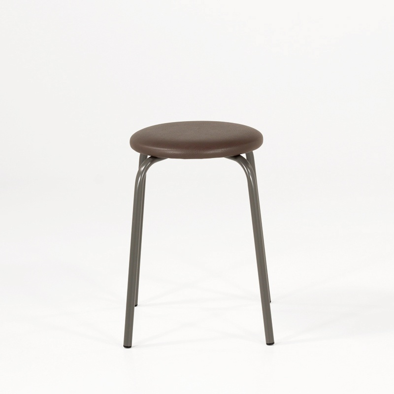 Tabouret bas empilable en métal - TabRond 2