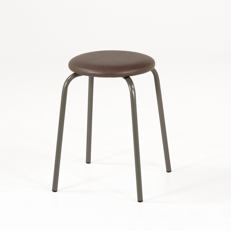 Tabouret bas empilable en métal - TabRond