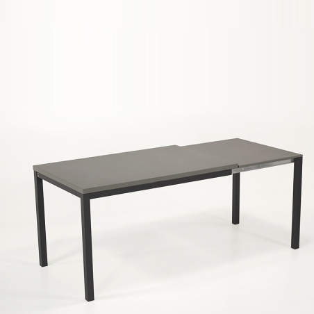 Table de cuisine avec rallonge en céramique - hauteur 75 cm - Toy métal 2 